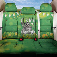 Funny Raccoon St Patrick's Day Back Car Seat Cover It's Me I Am the Shenanigans
