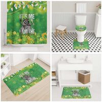 Funny Raccoon St Patrick's Day Bathroom Set It's Me I Am the Shenanigans
