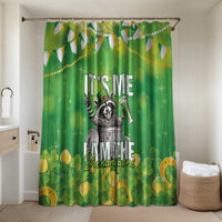Funny Raccoon St Patrick's Day Bathroom Set It's Me I Am the Shenanigans