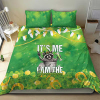 Funny Raccoon St Patrick's Day Bedding Set It's Me I Am the Shenanigans