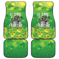 Funny Raccoon St Patrick's Day Car Mats It's Me I Am the Shenanigans