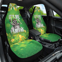 Funny Raccoon St Patrick's Day Car Seat Cover It's Me I Am the Shenanigans