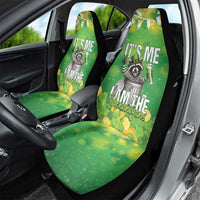 Funny Raccoon St Patrick's Day Car Seat Cover It's Me I Am the Shenanigans