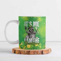 Funny Raccoon St Patrick's Day Ceramic Mug It's Me I Am the Shenanigans