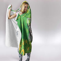 Funny Raccoon St Patrick's Day Hooded Blanket It's Me I Am the Shenanigans
