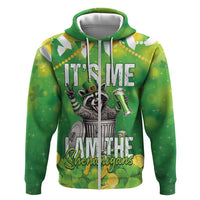 Funny Raccoon St Patrick's Day Hoodie It's Me I Am the Shenanigans