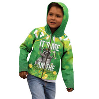 Funny Raccoon St Patrick's Day Kid Hoodie It's Me I Am the Shenanigans