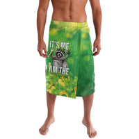 Funny Raccoon St Patrick's Day Lavalava It's Me I Am the Shenanigans