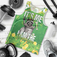 Funny Raccoon St Patrick's Day Men Tank Top It's Me I Am the Shenanigans