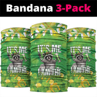 Funny Raccoon St Patrick's Day Neck Gaiter It's Me I Am the Shenanigans