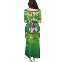 Funny Raccoon St Patrick's Day Puletasi It's Me I Am the Shenanigans