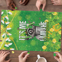 Funny Raccoon St Patrick's Day Puzzle It's Me I Am the Shenanigans