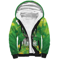 Funny Raccoon St Patrick's Day Sherpa Hoodie It's Me I Am the Shenanigans