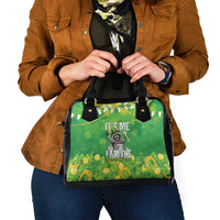 Funny Raccoon St Patrick's Day Shoulder Handbag It's Me I Am the Shenanigans