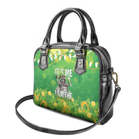 Funny Raccoon St Patrick's Day Shoulder Handbag It's Me I Am the Shenanigans