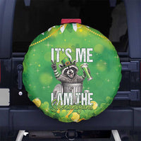 Funny Raccoon St Patrick's Day Spare Tire Cover It's Me I Am the Shenanigans