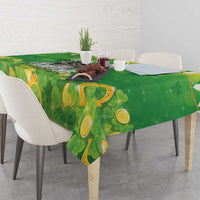 Funny Raccoon St Patrick's Day Tablecloth It's Me I Am the Shenanigans