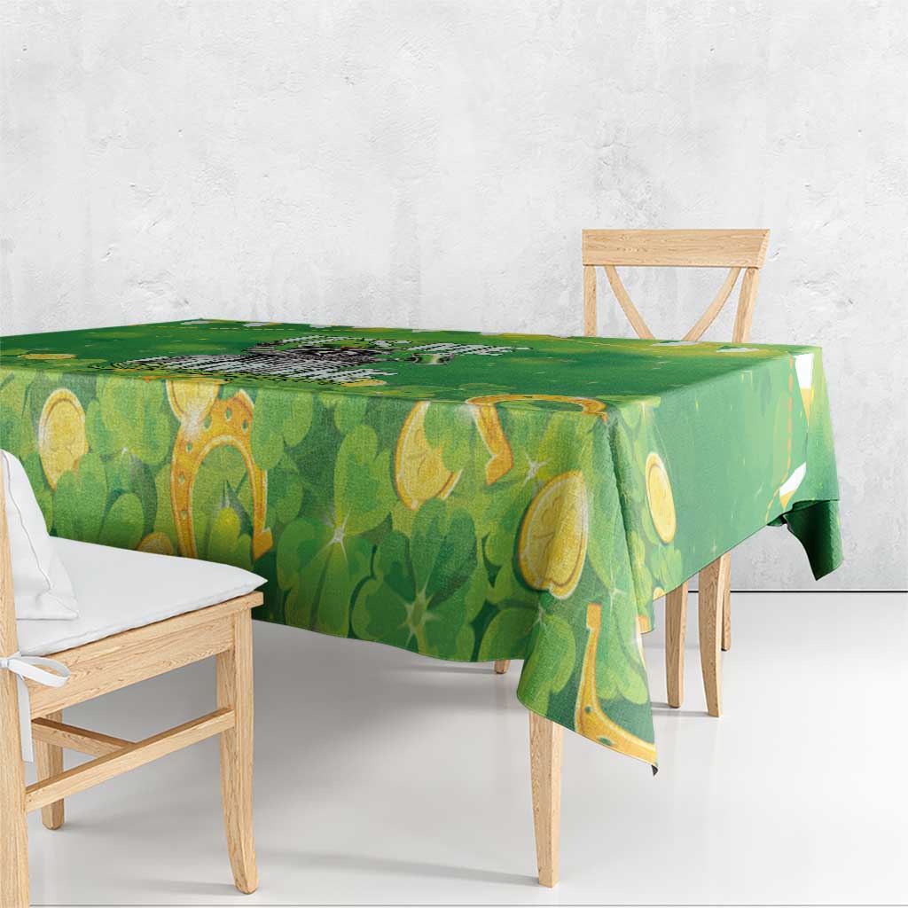 Funny Raccoon St Patrick's Day Tablecloth It's Me I Am the Shenanigans