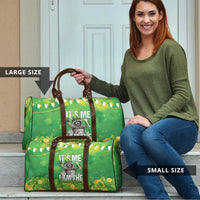 Funny Raccoon St Patrick's Day Travel Bag It's Me I Am the Shenanigans