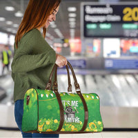 Funny Raccoon St Patrick's Day Travel Bag It's Me I Am the Shenanigans