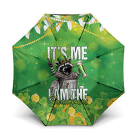 Funny Raccoon St Patrick's Day Umbrella It's Me I Am the Shenanigans