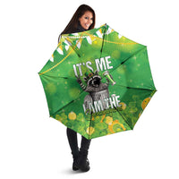 Funny Raccoon St Patrick's Day Umbrella It's Me I Am the Shenanigans
