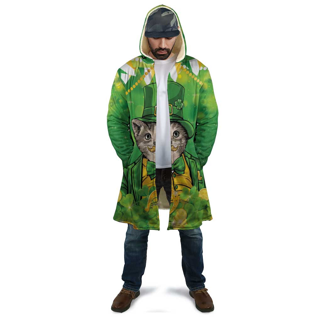 Funny Cat St Patrick's Day Cloak Irish Leprechaun Lucky Cat