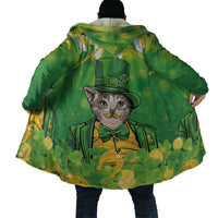 Funny Cat St Patrick's Day Cloak Irish Leprechaun Lucky Cat