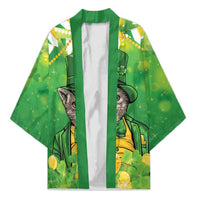 Funny Cat St Patrick's Day Kimono Irish Leprechaun Lucky Cat