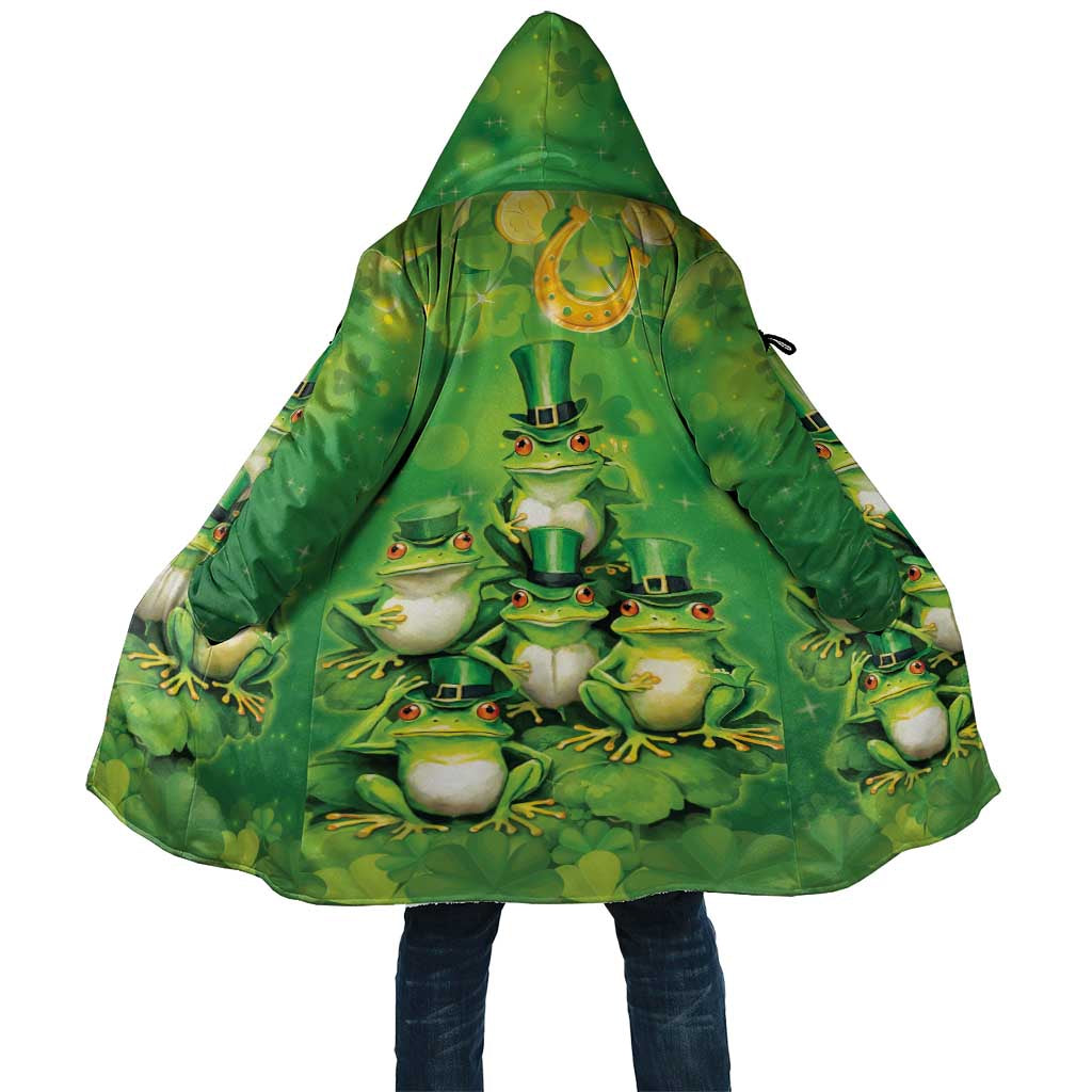 Funny Frog St Patrick's Day Cloak Lucky Shamrock Frog