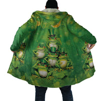 Funny Frog St Patrick's Day Cloak Lucky Shamrock Frog