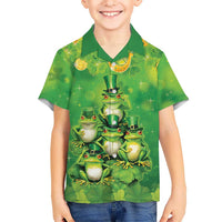 Funny Frog St Patrick's Day Hawaiian Shirt Lucky Shamrock Frog