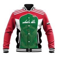 Custom World Football 2026 Iraq Baseball Jacket Eagle of Saladin Championship Spirit