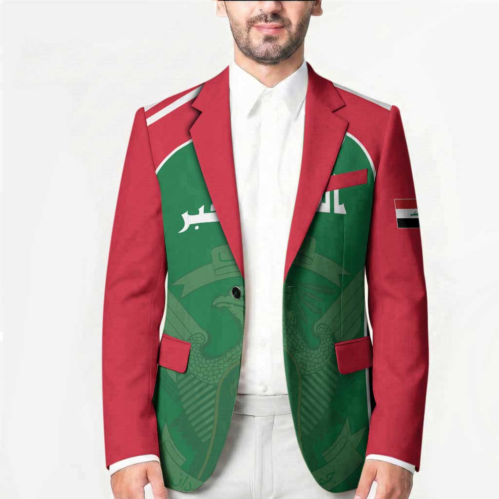 Custom World Football 2026 Iraq Blazer Eagle of Saladin Championship Spirit