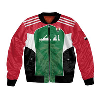 Custom World Football 2026 Iraq Bomber Jacket Eagle of Saladin Championship Spirit