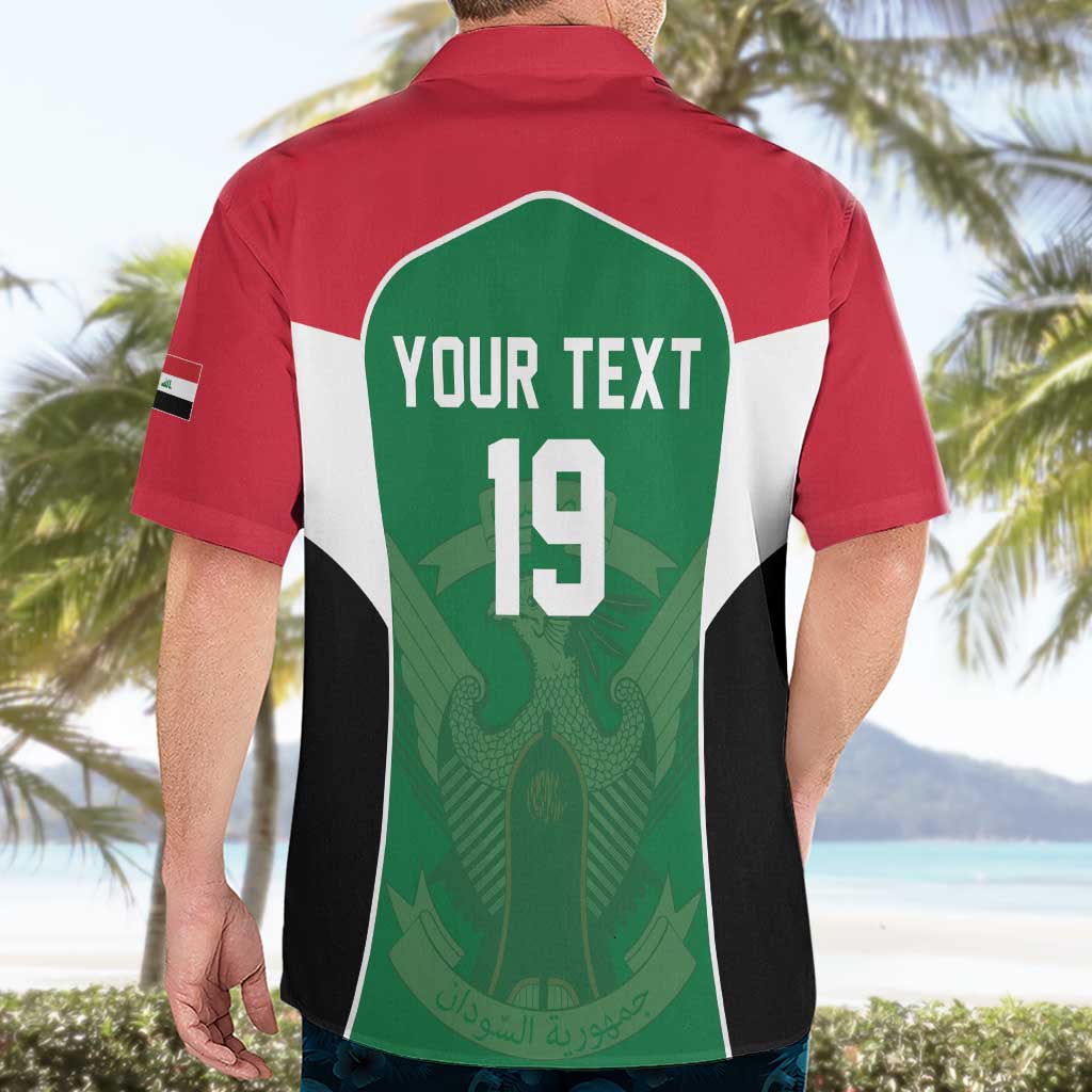 Custom World Football 2026 Iraq Hawaiian Shirt Eagle of Saladin Championship Spirit