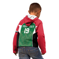 Custom World Football 2026 Iraq Kid Hoodie Eagle of Saladin Championship Spirit