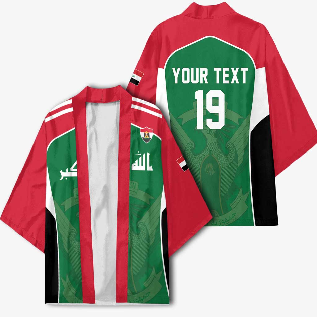 Custom World Football 2026 Iraq Kimono Eagle of Saladin Championship Spirit