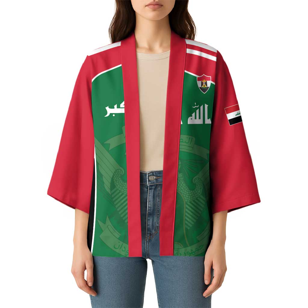 Custom World Football 2026 Iraq Kimono Eagle of Saladin Championship Spirit