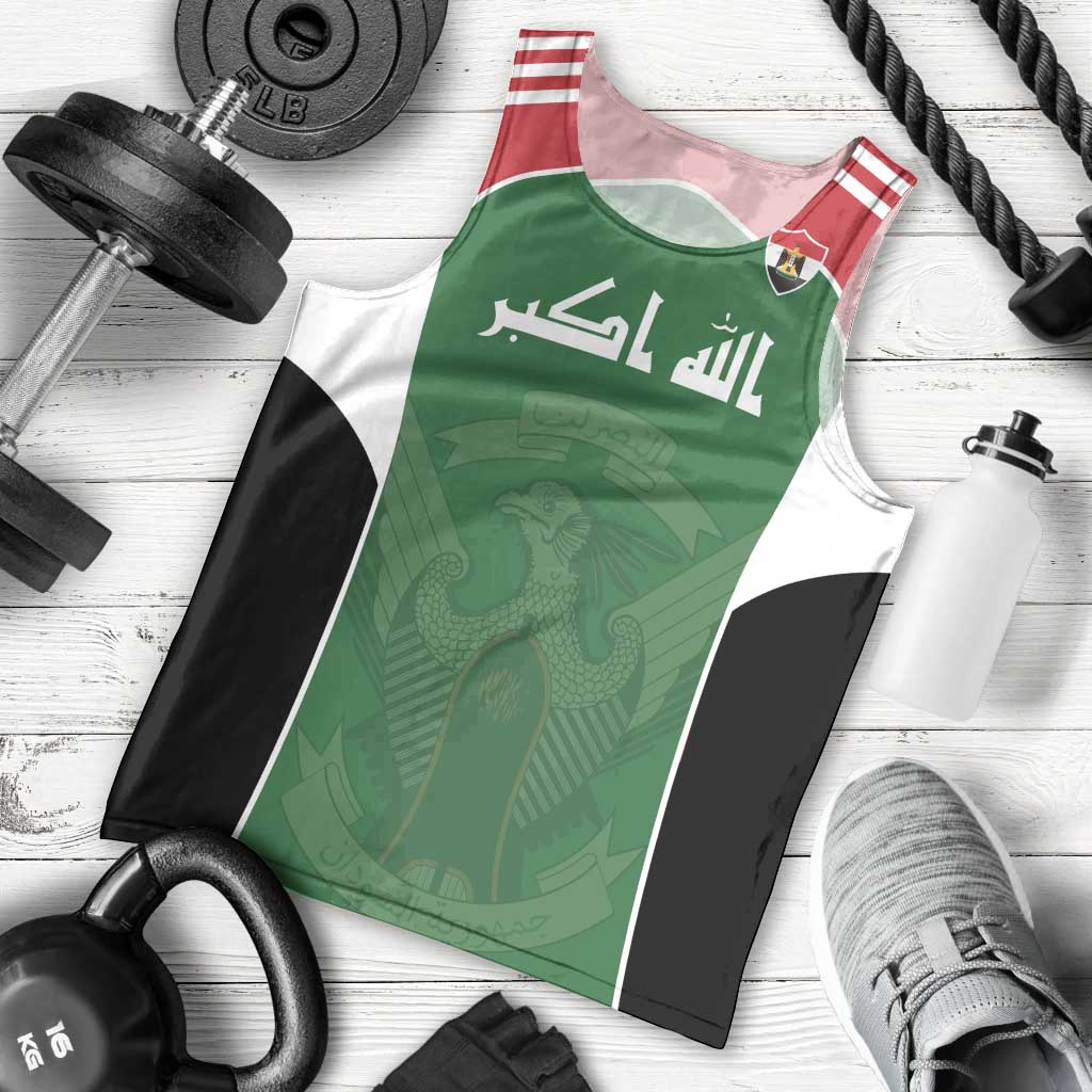 Custom World Football 2026 Iraq Men Tank Top Eagle of Saladin Championship Spirit