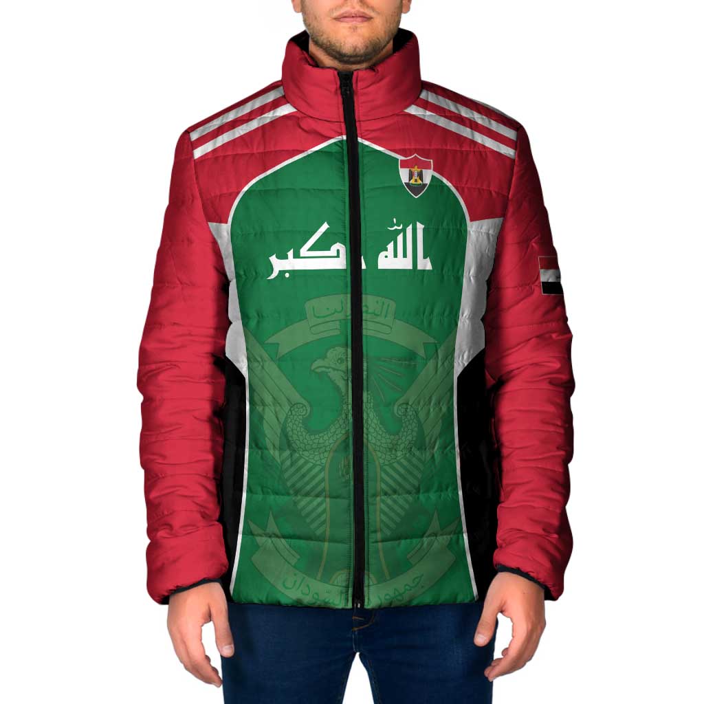 Custom World Football 2026 Iraq Padded Jacket Eagle of Saladin Championship Spirit