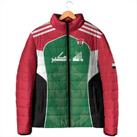 Custom World Football 2026 Iraq Padded Jacket Eagle of Saladin Championship Spirit