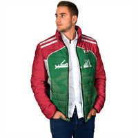 Custom World Football 2026 Iraq Padded Jacket Eagle of Saladin Championship Spirit