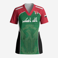 Custom World Football 2026 Iraq Scrub Top Eagle of Saladin Championship Spirit