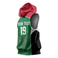 Custom World Football 2026 Iraq Sleeveless Hoodie Eagle of Saladin Championship Spirit