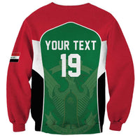 Custom World Football 2026 Iraq Sweatshirt Eagle of Saladin Championship Spirit