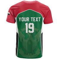 Custom World Football 2026 Iraq T Shirt Eagle of Saladin Championship Spirit