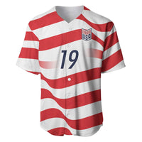 Custom World Football 2026 USA Baseball Jersey Wavy American Flag Stripes Graphic