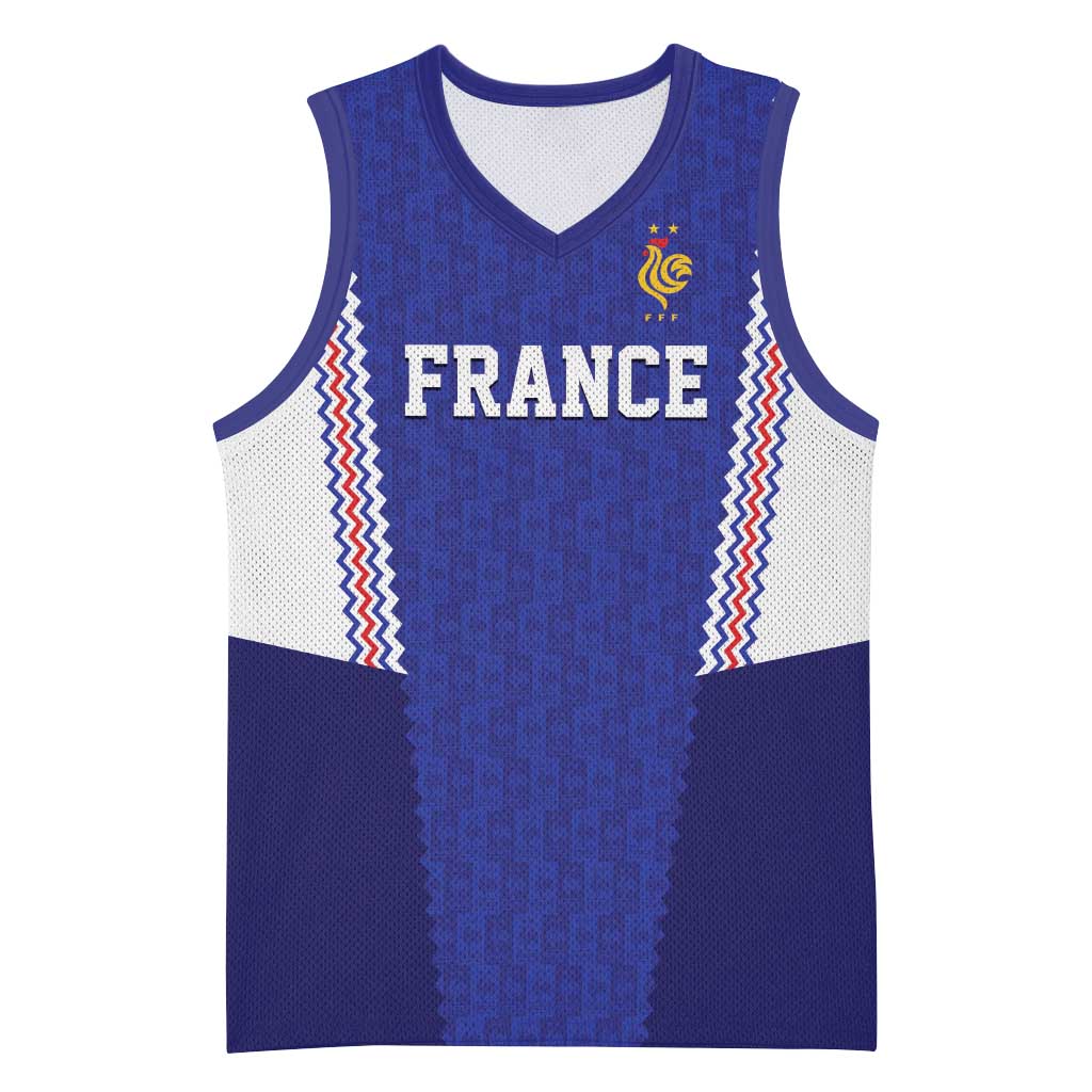 Custom World Football 2026 France Basketball Jersey Allez Les Bleus Go Champions