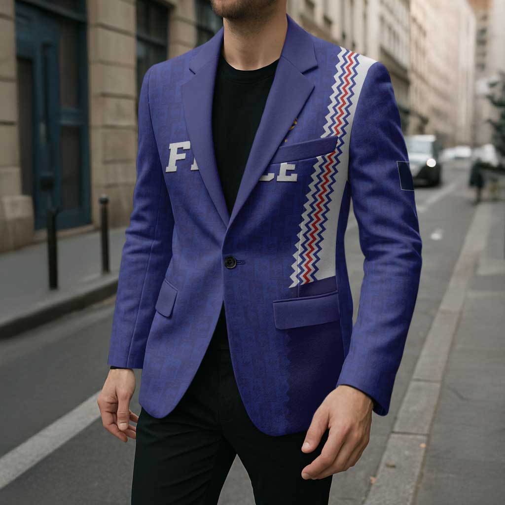 Custom World Football 2026 France Blazer Allez Les Bleus Go Champions